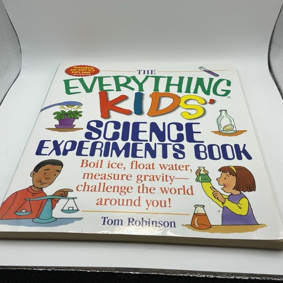 Everything Kids' Science Experiments Book  Boil Ice Float Water Measure Gravity - Picture 6 of 6
